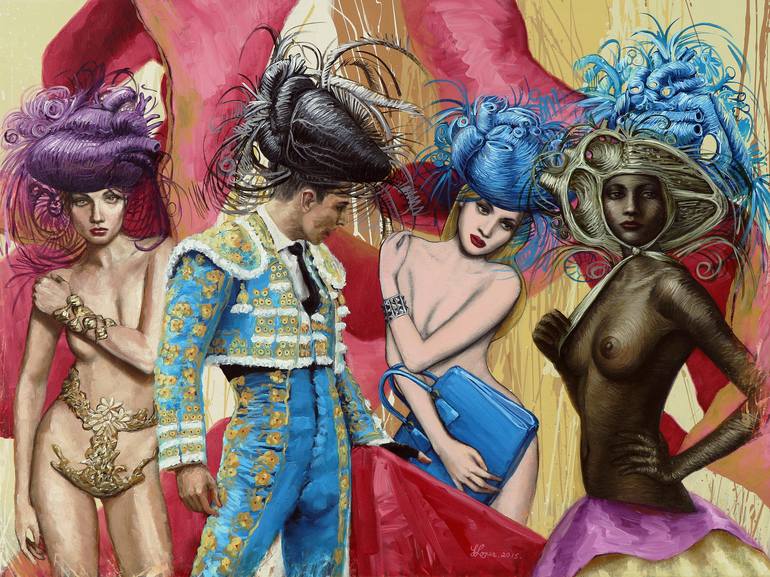 Print of Figurative Fashion Paintings by Yunia Lores