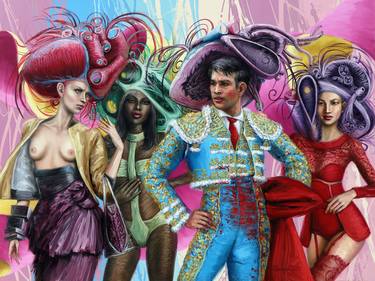 Print of Figurative Fashion Paintings by Yunia Lores