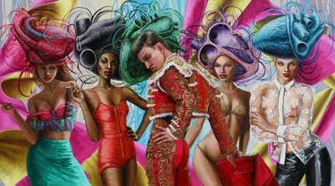 Original Fashion Paintings by Yunia Lores