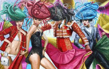 Original Figurative Pop Culture/Celebrity Paintings by Yunia Lores