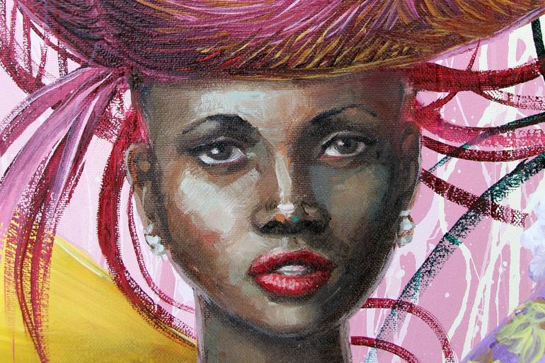 Original Figurative Fashion Painting by Yunia Lores
