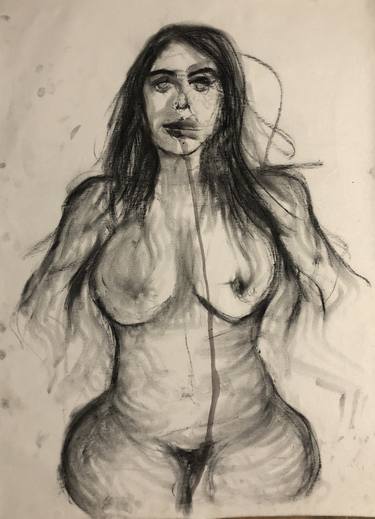 Original Portraiture Nude Paintings by Aali Khalild