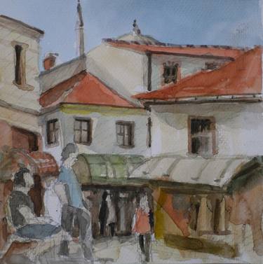 Print of Realism Architecture Paintings by Raluca Bajenaru