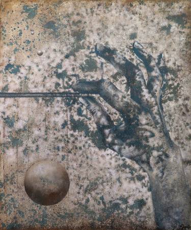 Original Conceptual Abstract Painting by Mindaugas Juodis