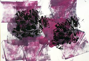 Original Abstract Printmaking by Guenter Olbert