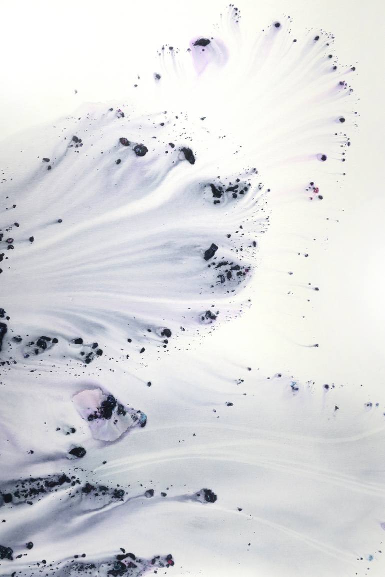 Original Abstract Botanic Painting by Muriel Napoli