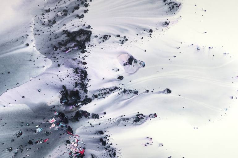 Original Abstract Botanic Painting by Muriel Napoli