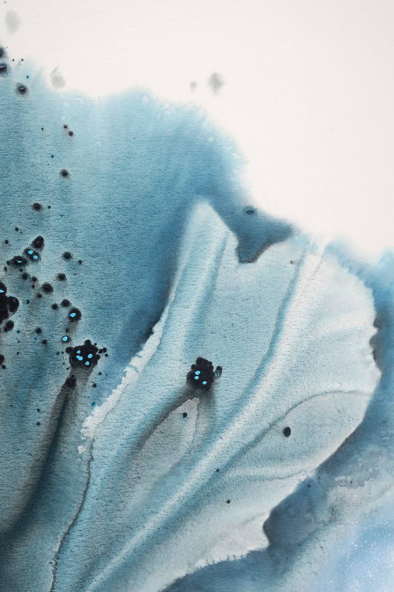Original Abstract Seascape Painting by Muriel Napoli