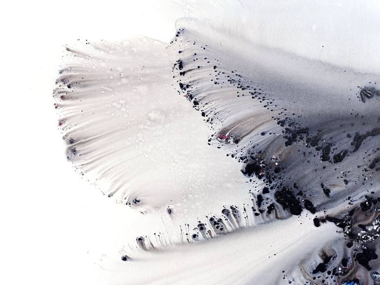 Original Abstract Aerial Painting by Muriel Napoli