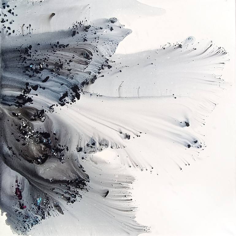 Original Abstract Aerial Painting by Muriel Napoli