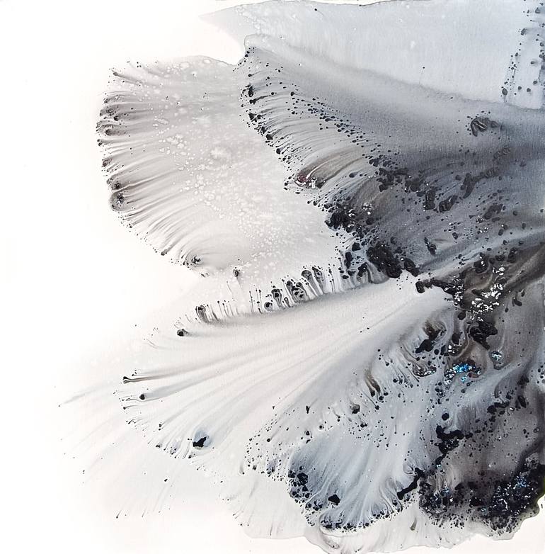 Original Abstract Aerial Painting by Muriel Napoli