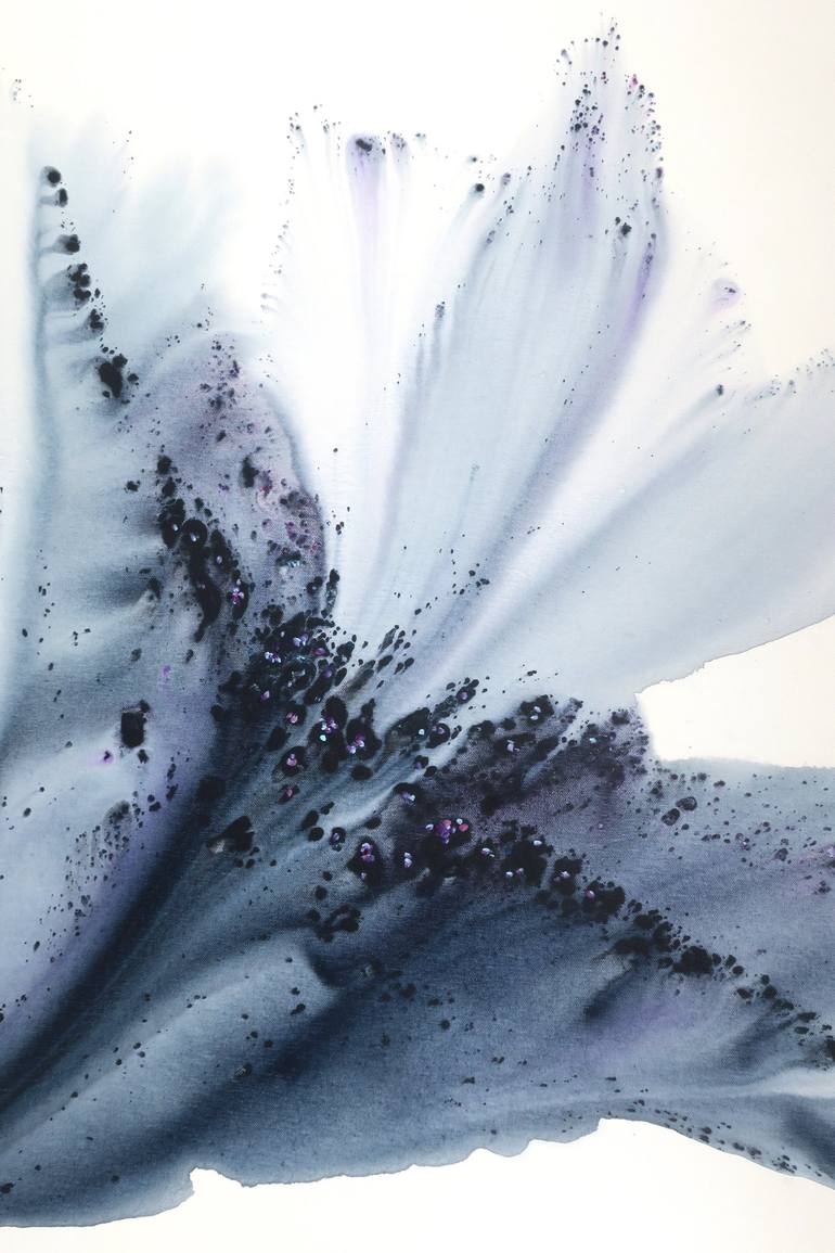Original Abstract Botanic Painting by Muriel napoli