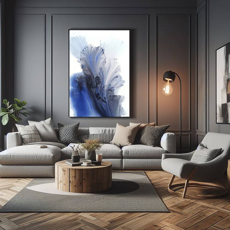Original Abstract Landscape Painting by Muriel Napoli
