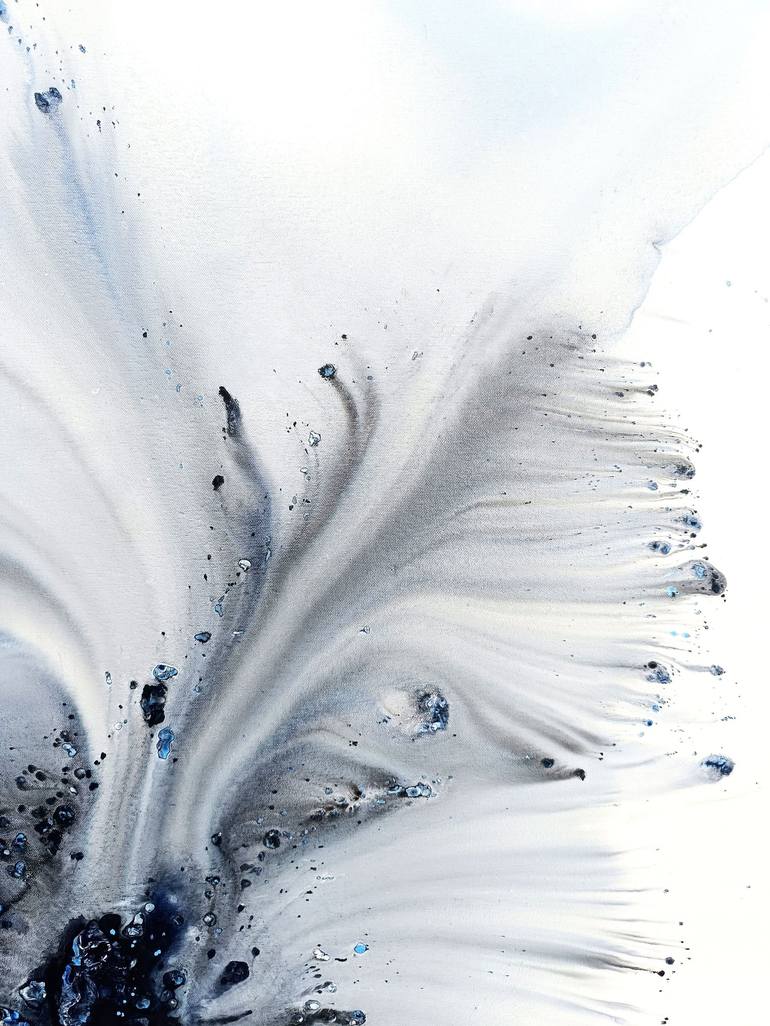 Original Abstract Botanic Painting by Muriel Napoli