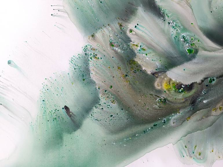 Original Abstract Landscape Painting by Muriel Napoli