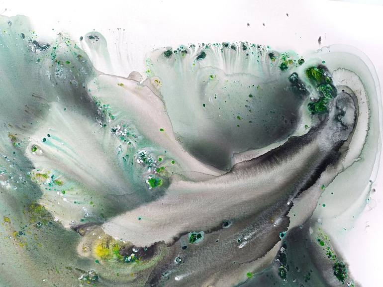 Original Abstract Landscape Painting by Muriel Napoli