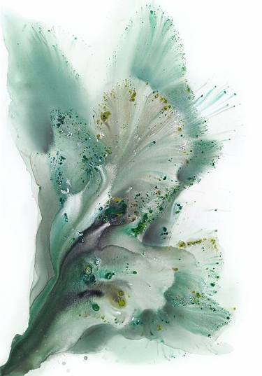 Original Abstract Botanic Paintings by Muriel napoli