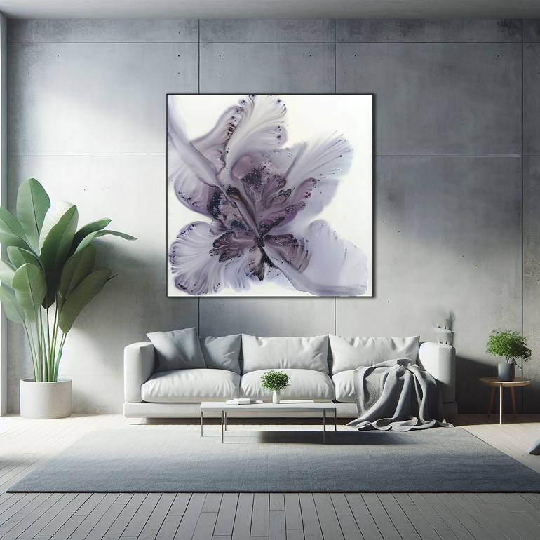 Original Floral Painting by Muriel napoli