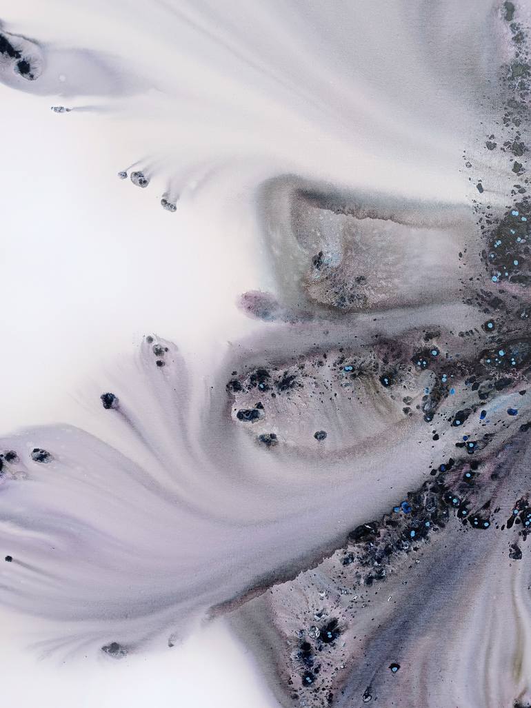 Original Abstract Botanic Painting by Muriel Napoli