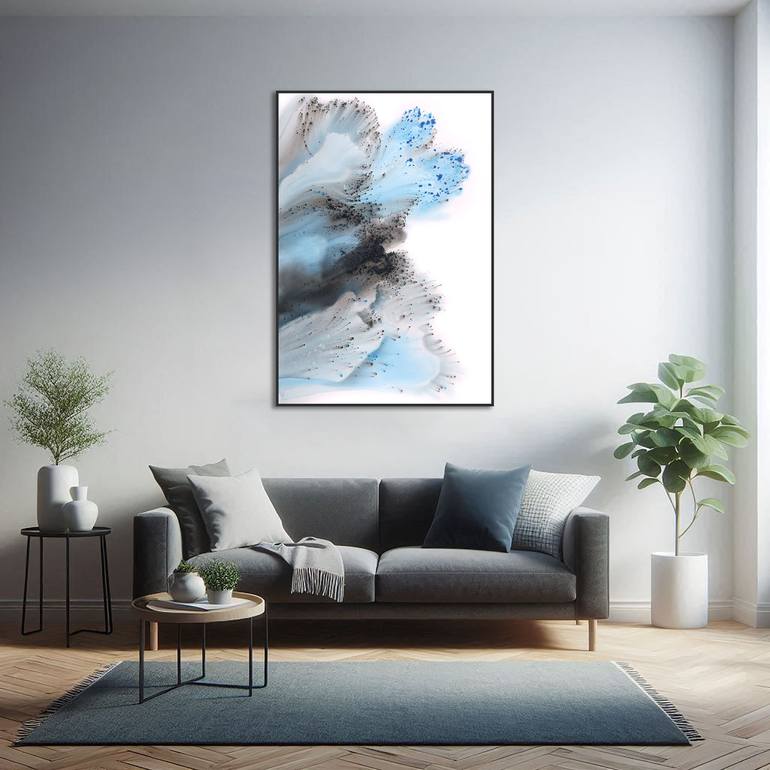 Original Abstract Landscape Painting by Muriel napoli