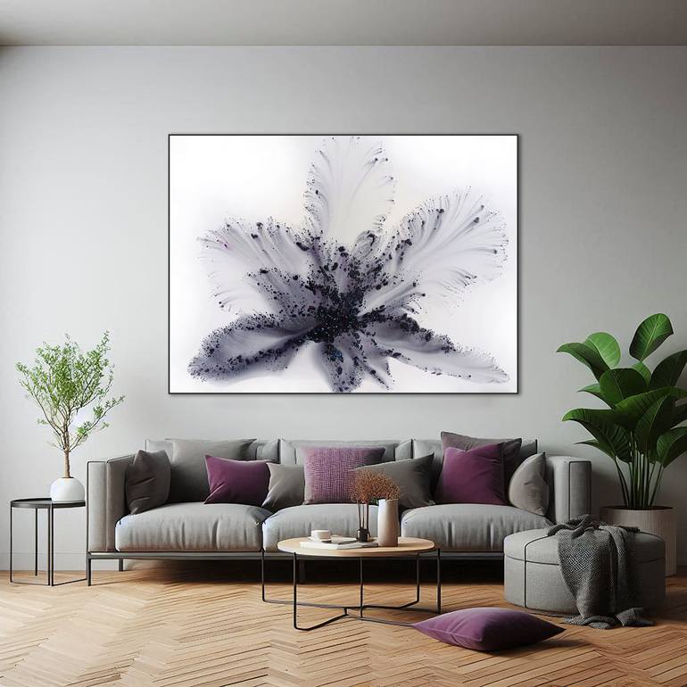 Original Abstract Landscape Painting by Muriel Napoli