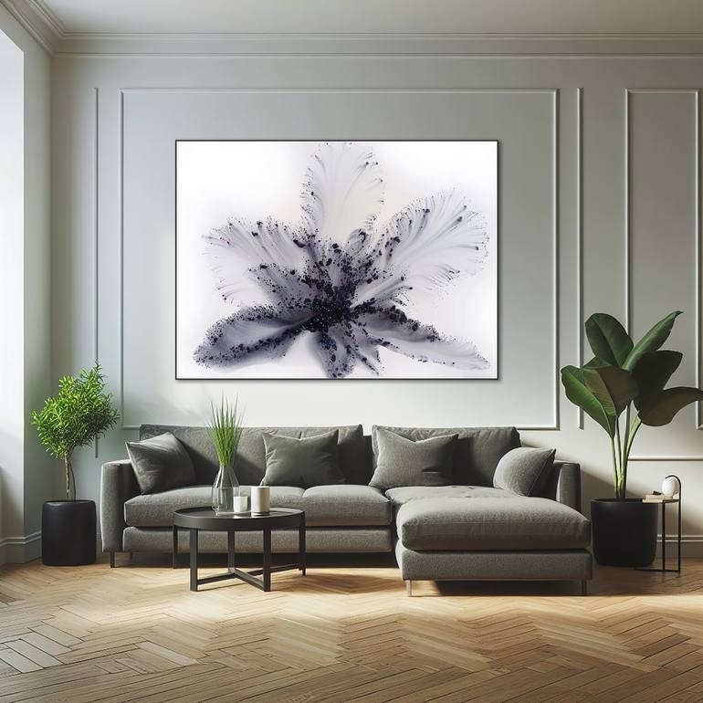 Original Abstract Landscape Painting by Muriel Napoli