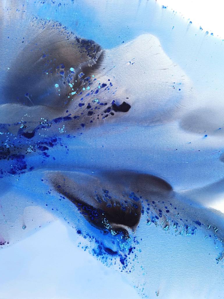 Original Abstract Landscape Painting by Muriel Napoli