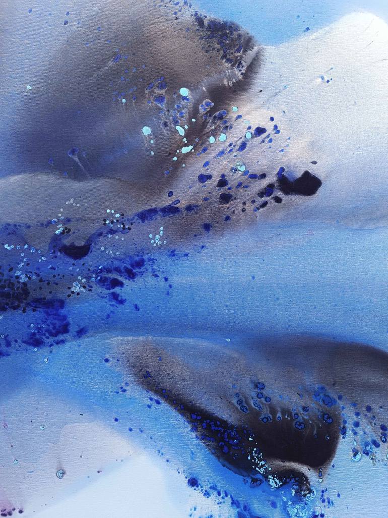 Original Abstract Landscape Painting by Muriel Napoli