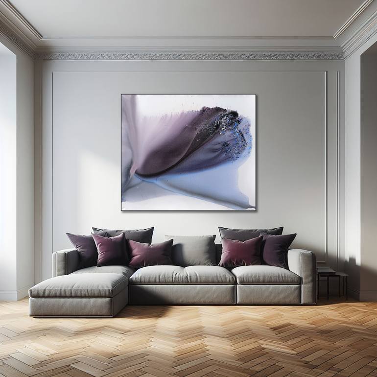 Original Abstract Landscape Painting by Muriel Napoli