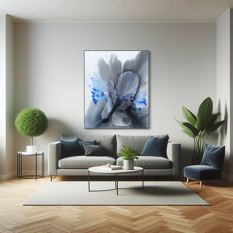 Original Abstract Landscape Painting by Muriel Napoli