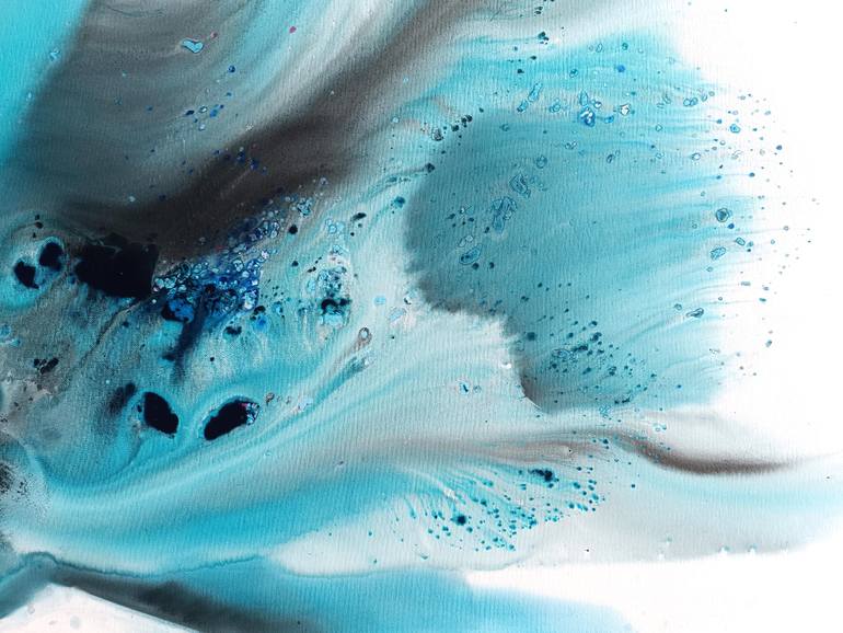 Original Abstract Expressionism Nature Painting by Muriel Napoli