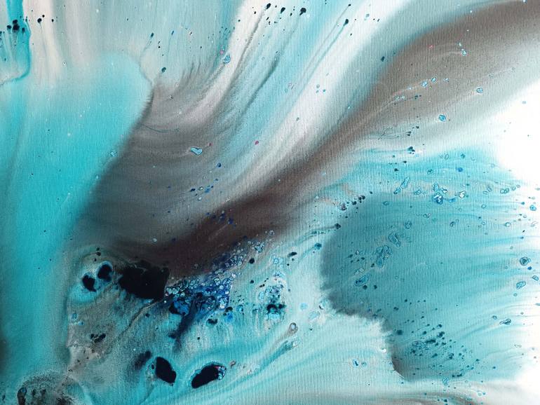 Original Abstract Expressionism Nature Painting by Muriel Napoli