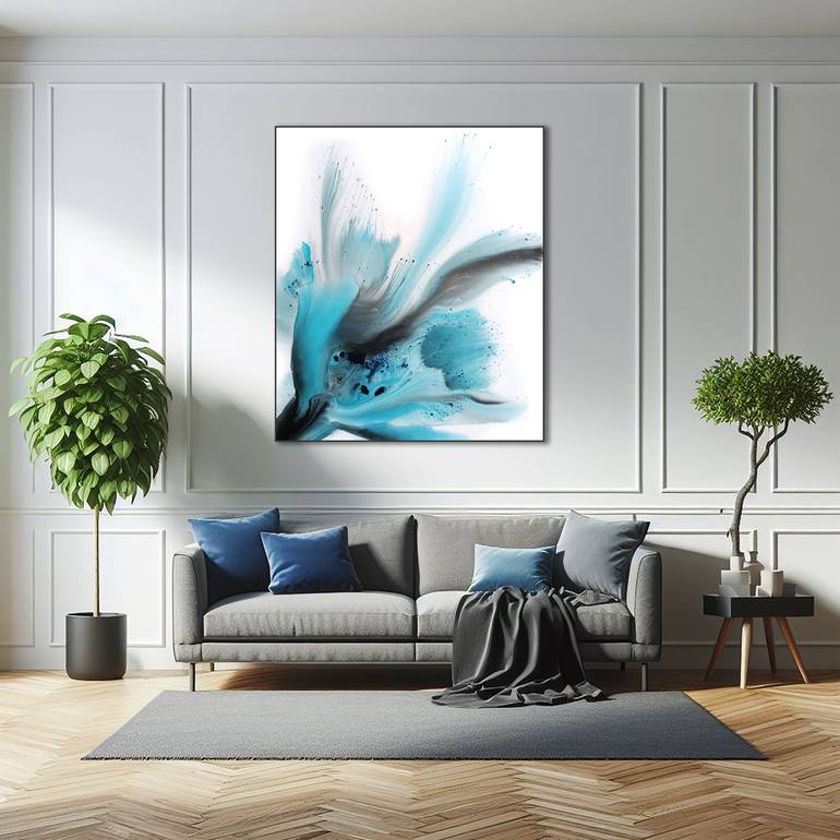 Original Abstract Expressionism Nature Painting by Muriel Napoli