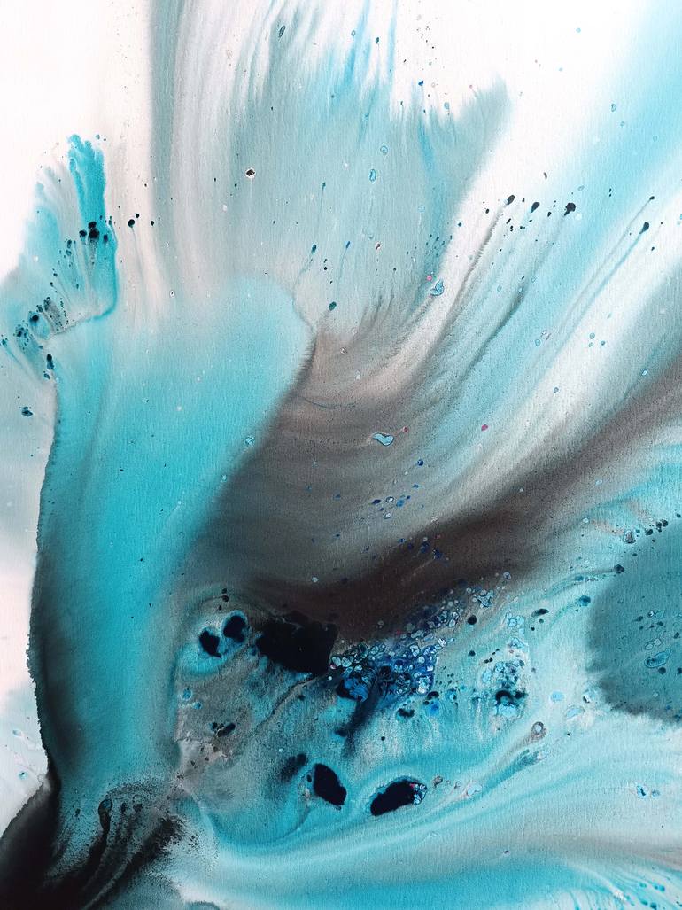 Original Abstract Expressionism Nature Painting by Muriel Napoli