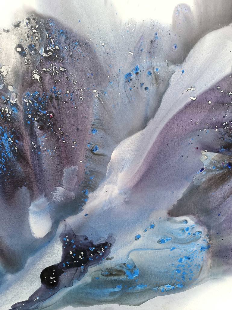 Original Abstract Nature Painting by Muriel Napoli