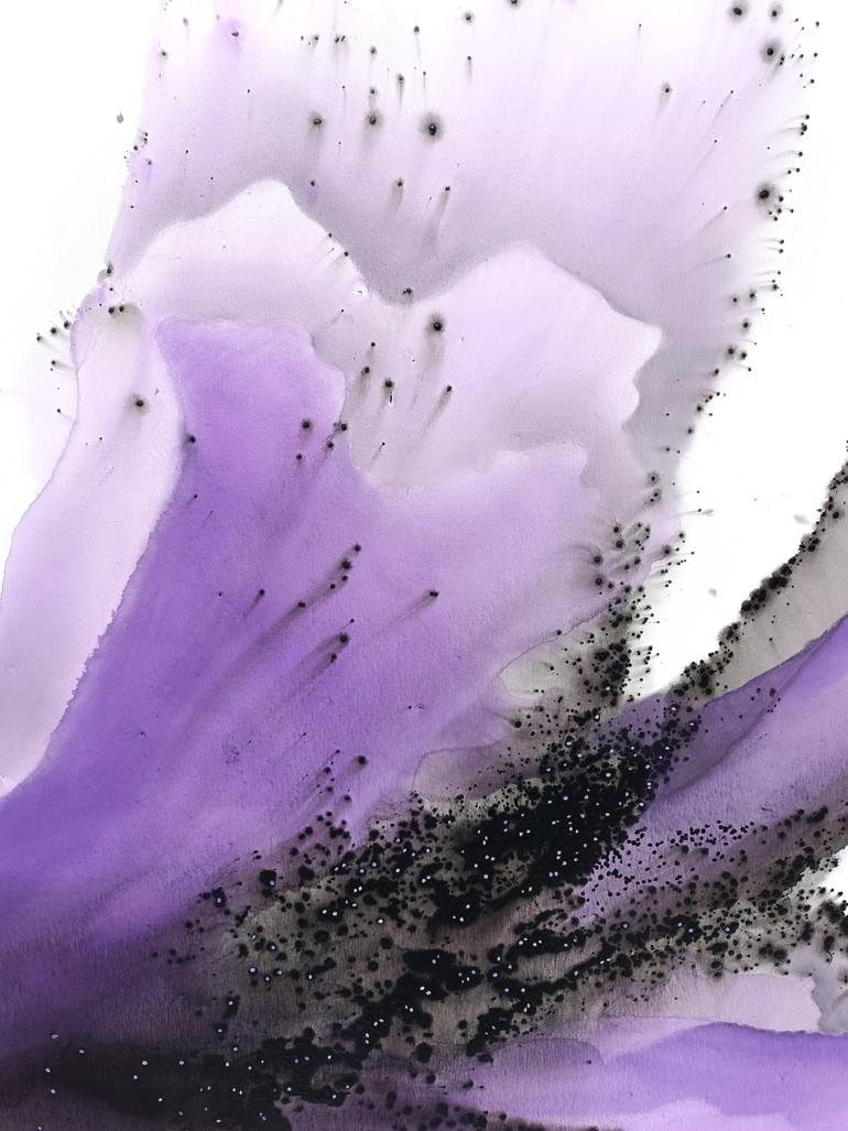 Original Abstract Expressionism Nature Painting by Muriel Napoli