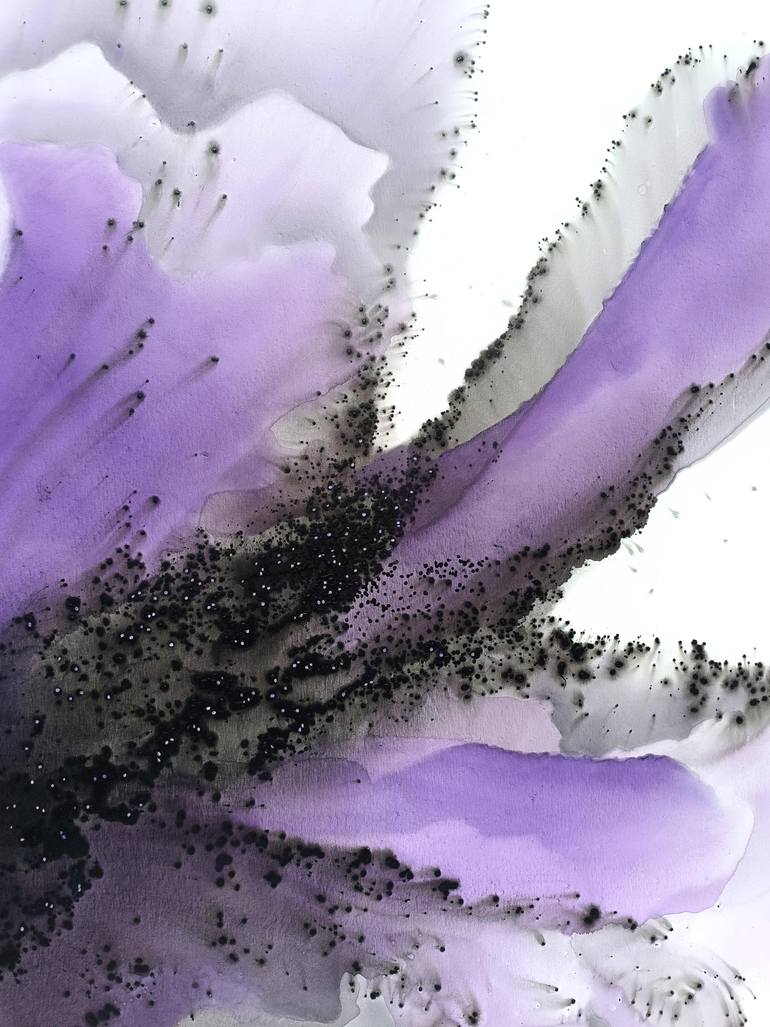 Original Abstract Expressionism Nature Painting by Muriel Napoli