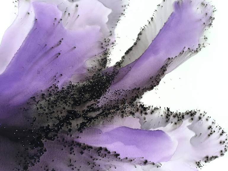 Original Abstract Expressionism Nature Painting by Muriel Napoli
