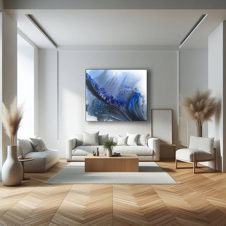 Original Minimalism Abstract Painting by Muriel Napoli