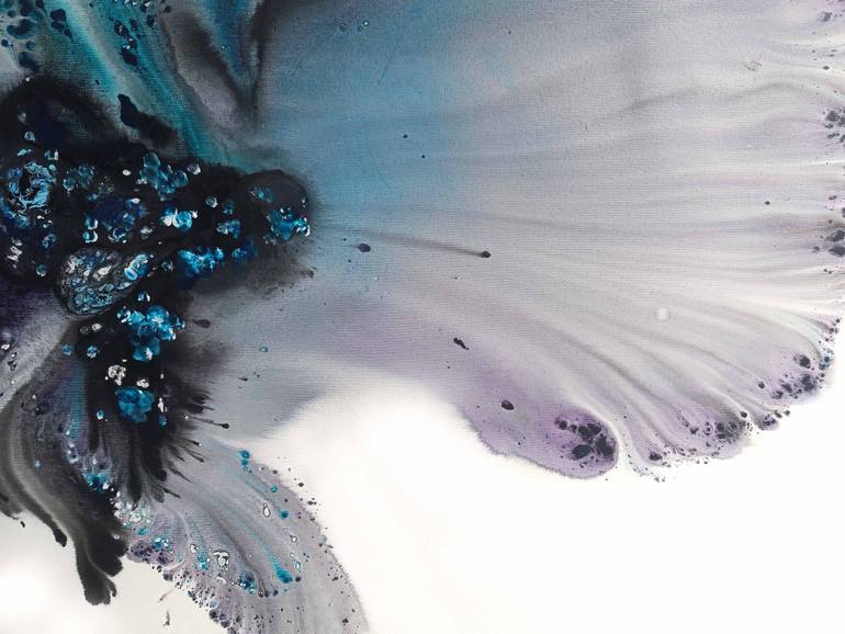 Original Abstract Expressionism Abstract Painting by Muriel Napoli