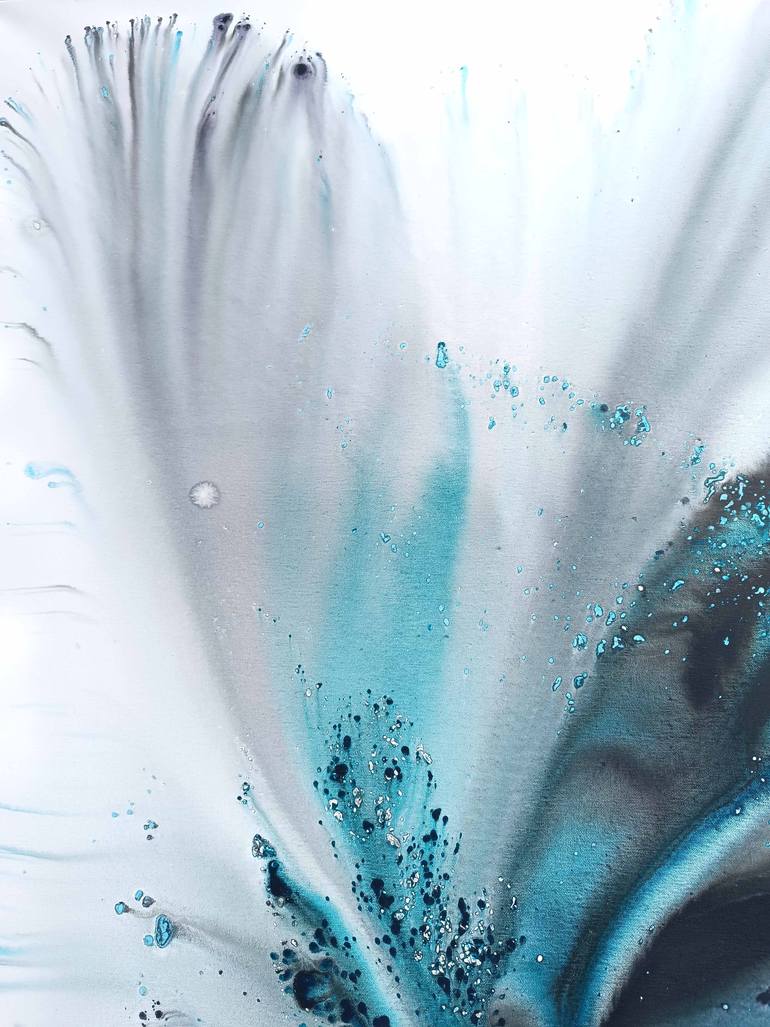 Original Abstract Expressionism Abstract Painting by Muriel Napoli