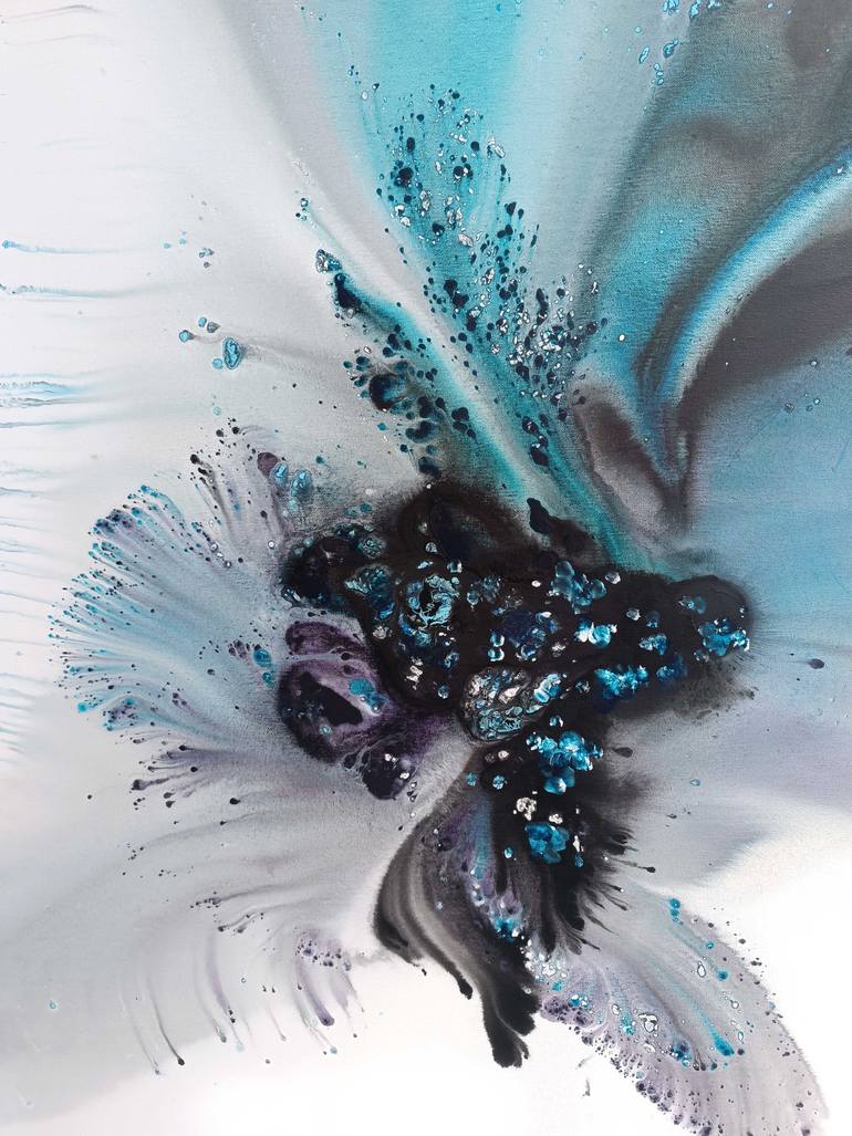 Original Abstract Expressionism Abstract Painting by Muriel Napoli