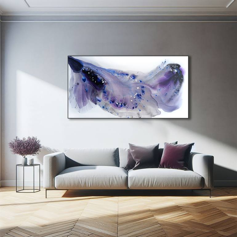 Original Abstract Expressionism Abstract Painting by Muriel Napoli