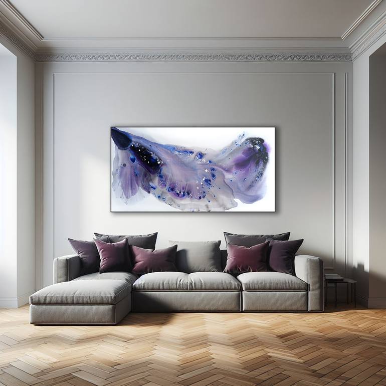 Original Abstract Expressionism Abstract Painting by Muriel Napoli