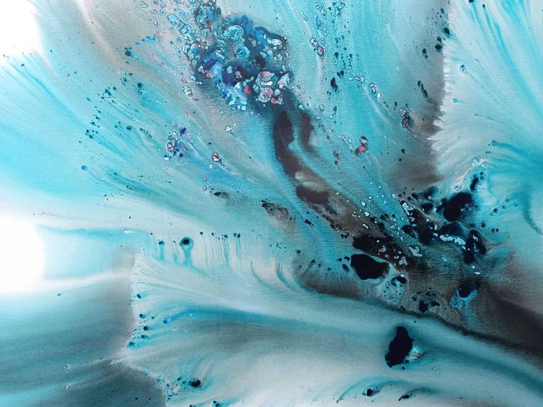 Original Abstract Expressionism Abstract Painting by Muriel Napoli