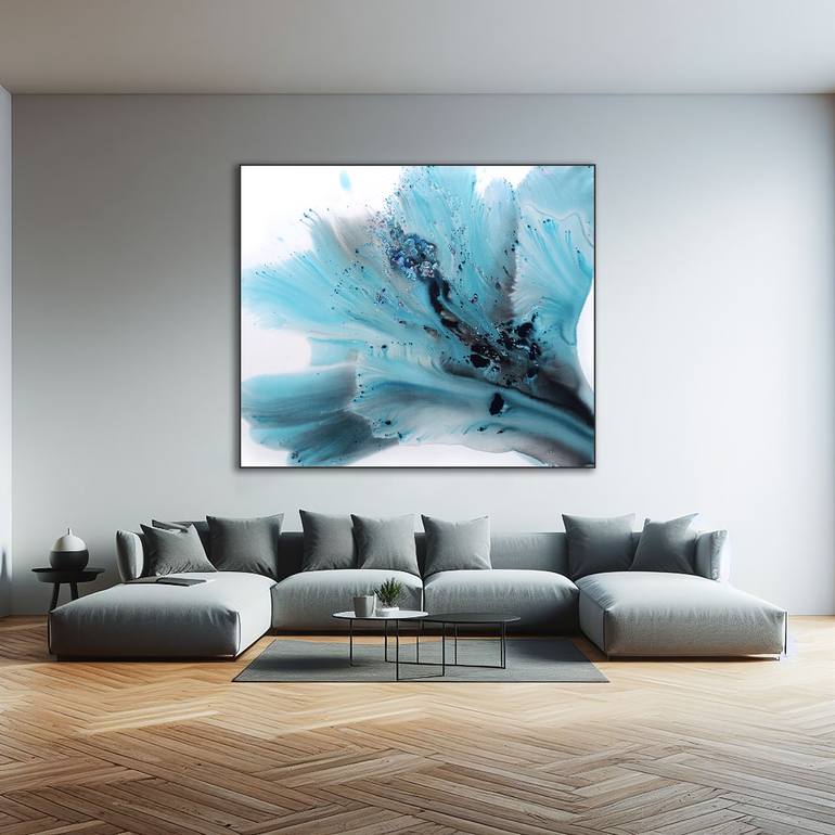 Original Abstract Expressionism Abstract Painting by Muriel Napoli