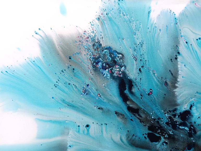 Original Abstract Expressionism Abstract Painting by Muriel Napoli