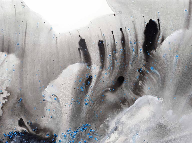 Original Abstract Botanic Painting by Muriel Napoli