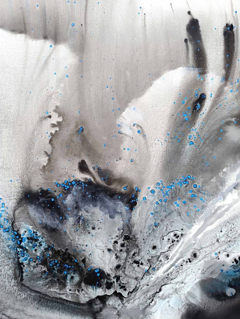 Original Abstract Botanic Painting by Muriel Napoli