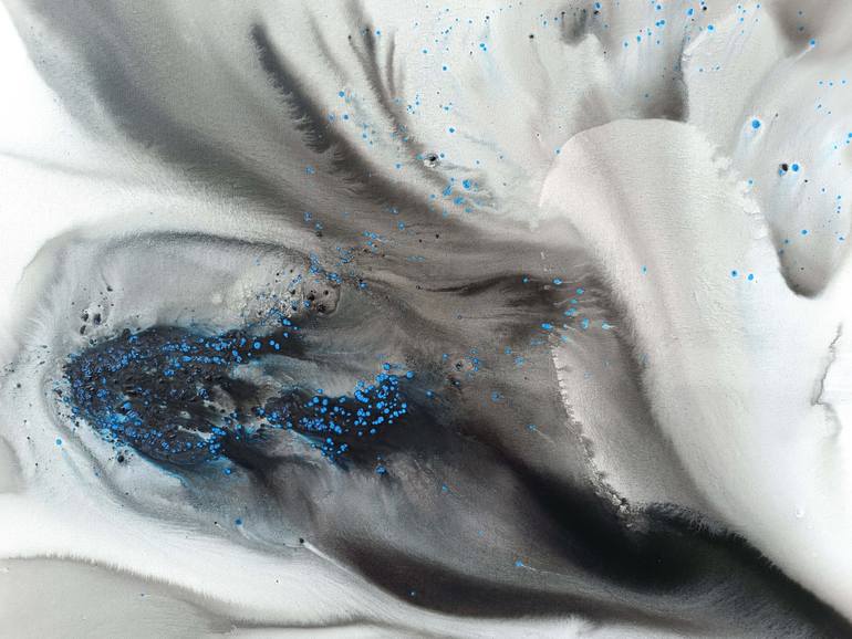 Original Abstract Expressionism Abstract Painting by Muriel Napoli